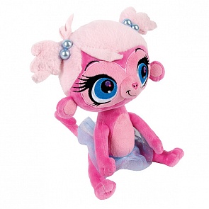 Мягкая игрушка Обезьянка из мультфильма «Littlest Pet Shop», озвученная с русским чипом (Мульти Пульти, V27716/20sim)